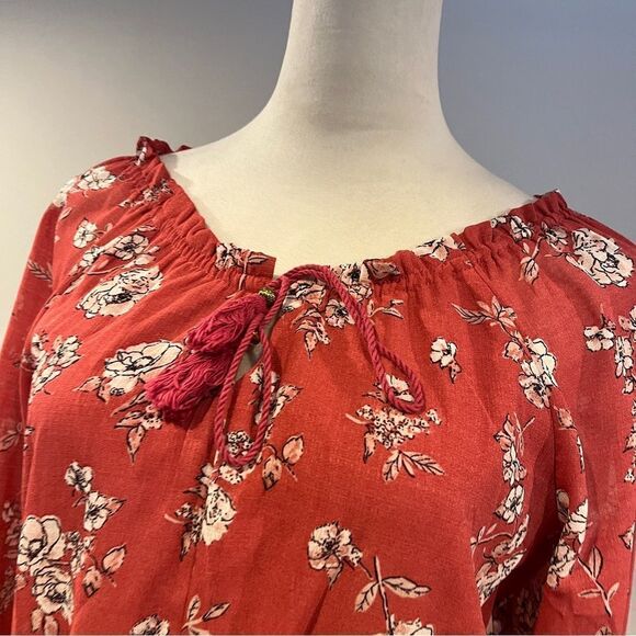 Maurice’s Floral Print long sleeve Dress size extra smalll - Picture 2 of 14